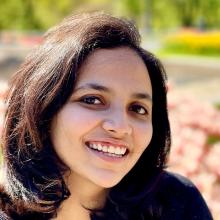Headshot image of graduate student Vibha N.